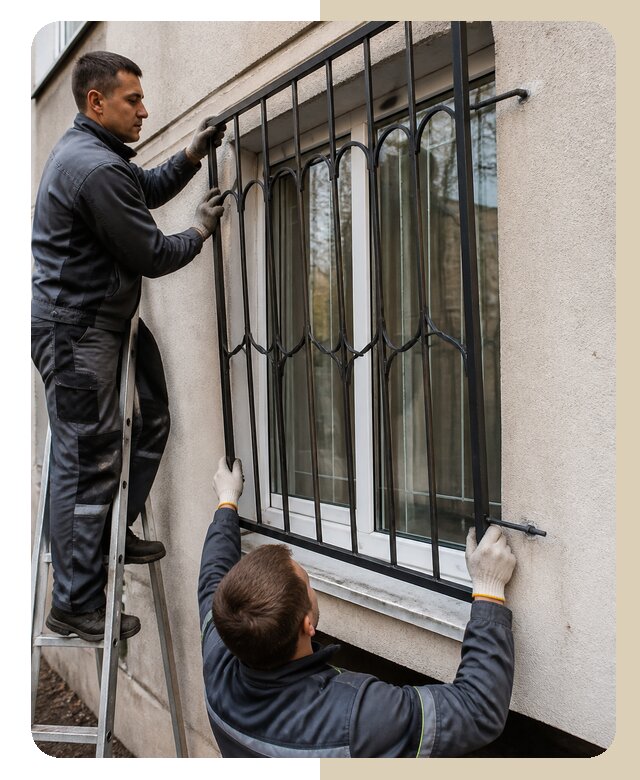 Монтаж сварных решеток в Куйбышеве по цене от 4666 р. | ДвериЛегко-Кбш