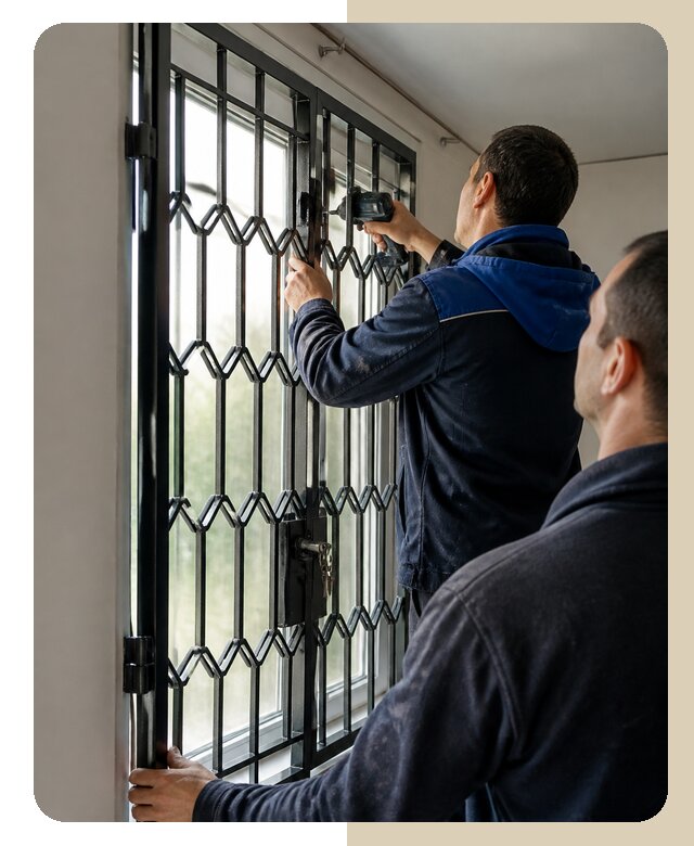 Установка распашных решеток в Куйбышеве цена от 6740 р. | ДвериЛегко-Кбш